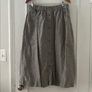 notPERFECTLINEN Marseille Natural Stripes Large